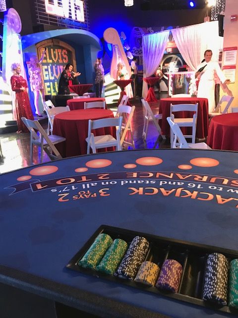 Casino Party Tables at Diablo Casino Party